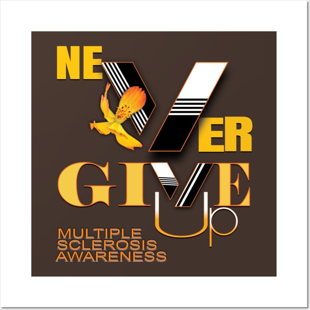 Multiple Sclerosis Awareness. Wall Art by TeeText